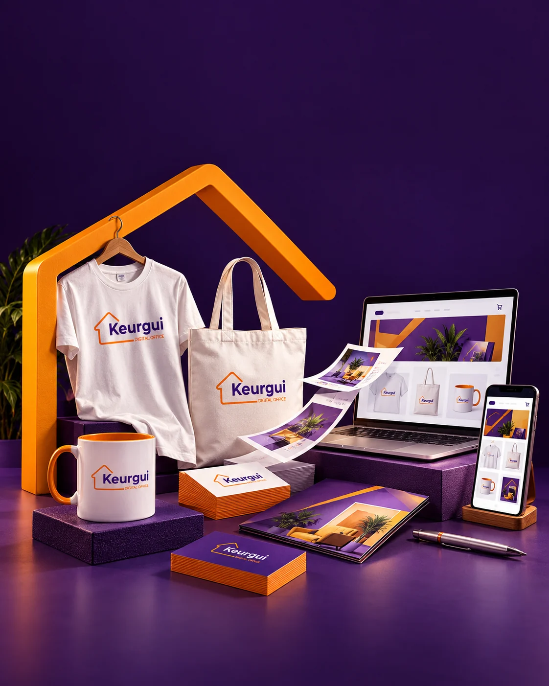 L’atelier KDO : textiles personnalisés, mugs, supports imprimés et création web